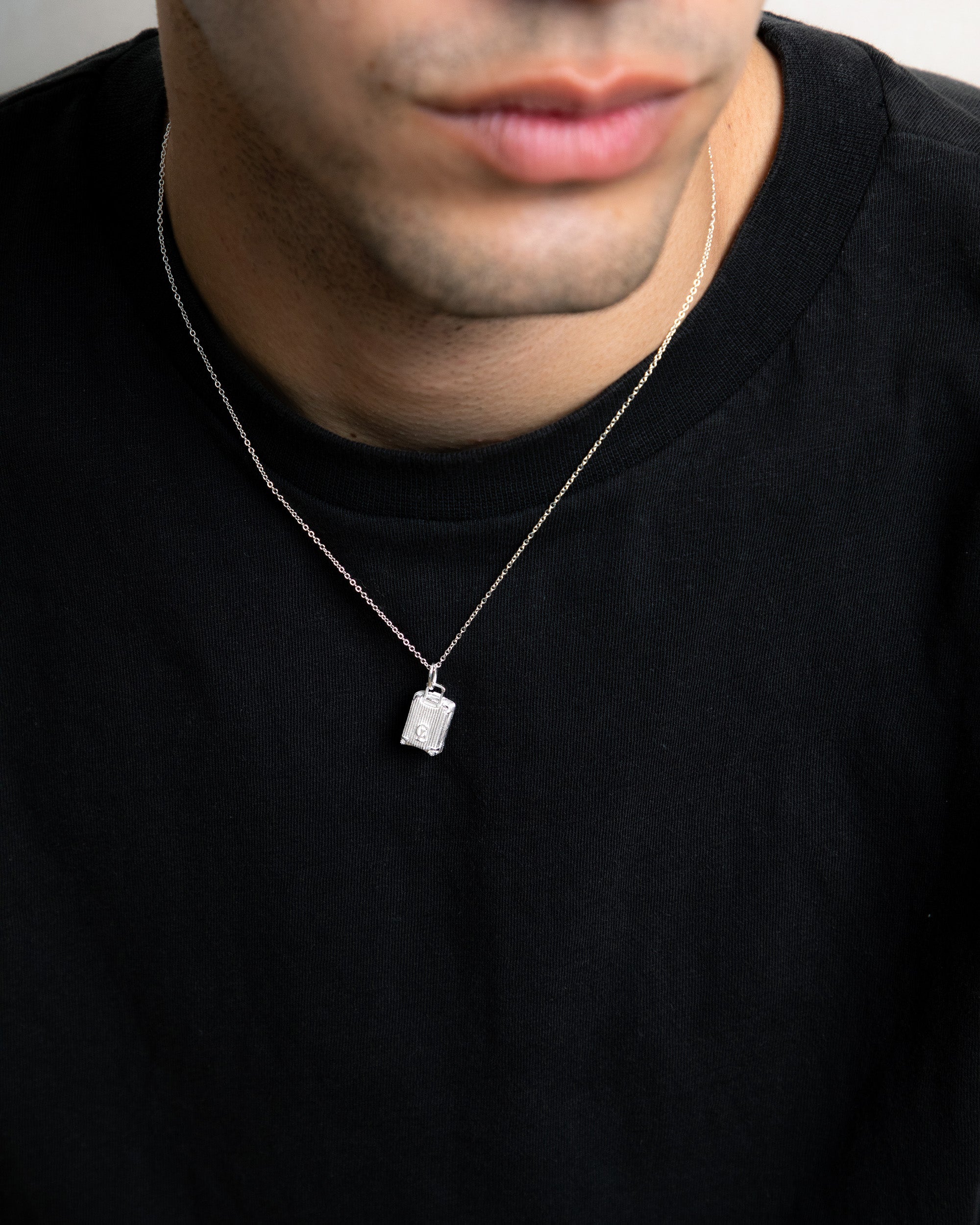 Luggage Pendant - Silver